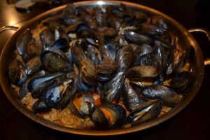 Pasta with Browned Sausage and Mussels