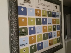 Dry Erase Calendar