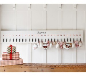 Jumbo Clothespin Advent Calendar available at Pottery Barn